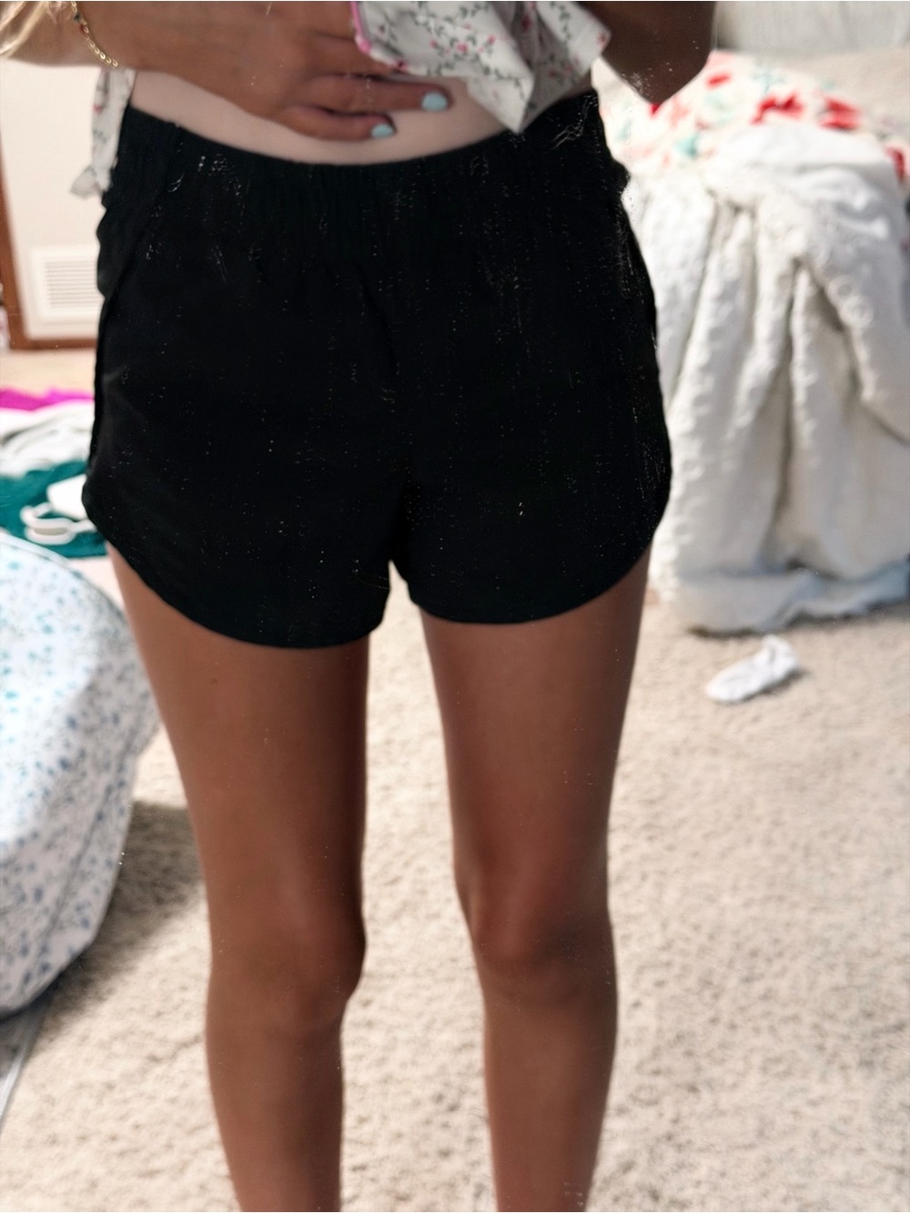 Athletic Works Black Women's Athletic Shorts